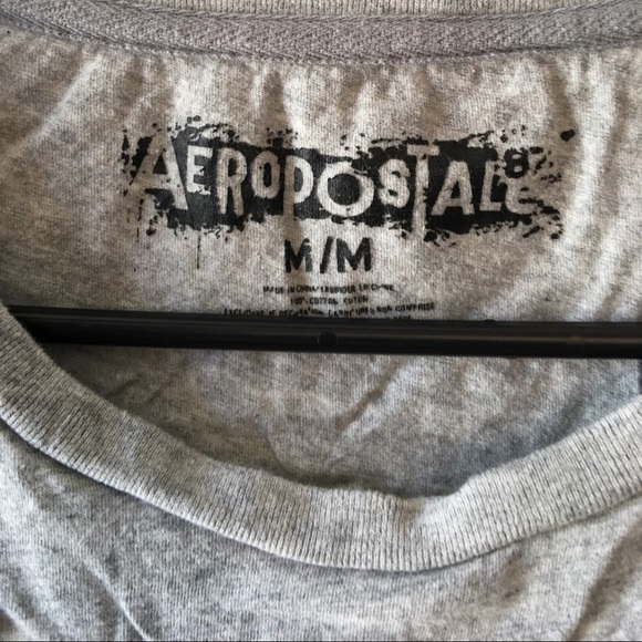 Aeropostale Gray T-shirt with design. Med - Picture 3 of 4